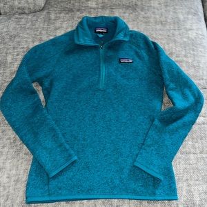 PATAGONIA Women's Better Sweater 1/4 Zip Fleece Size Small